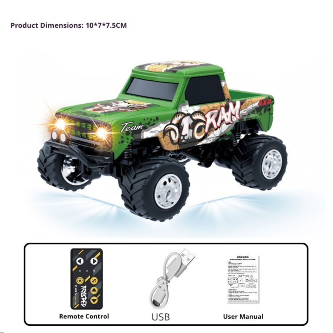 1:64 Mini Remote Control Monster Off-Road Vehicle