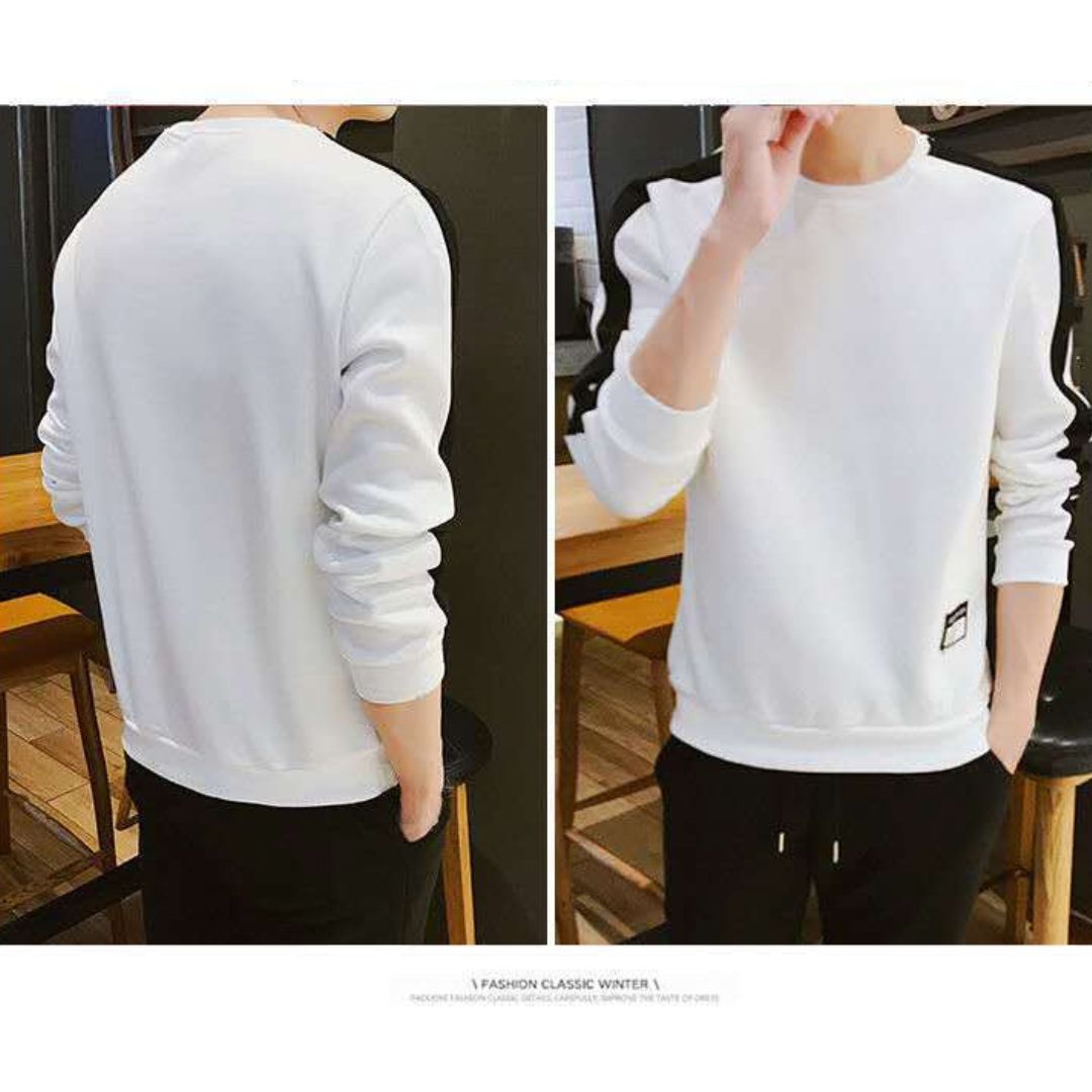 Men's Color-Block Long-Sleeve Sweatshirt