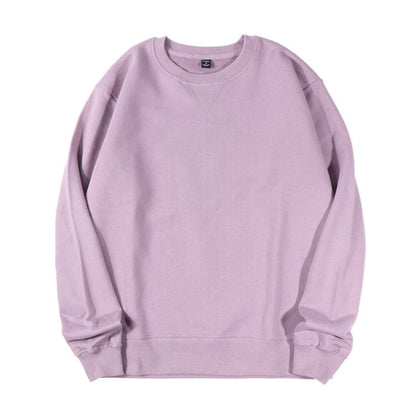 340g Solid Color Loose Sweatshirt