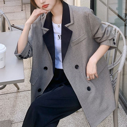 Color Block Blazer