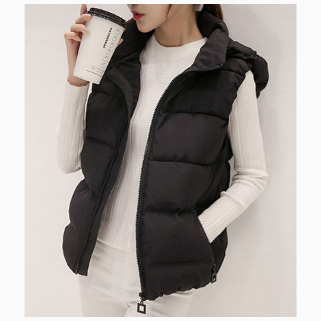 Solid Color Cotton Vest
