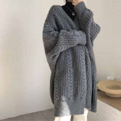 Japanese-Inspired Oversized Knit Cardigan