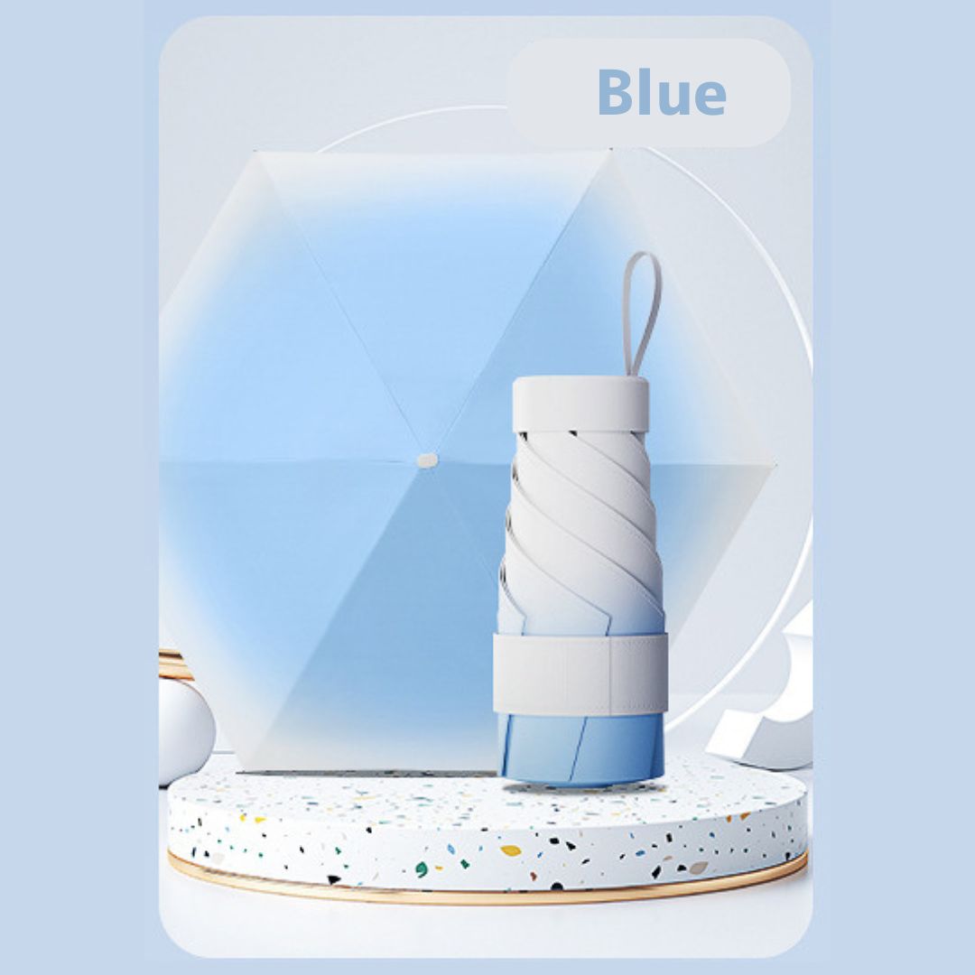 Gradient Color Mini Folding Umbrella