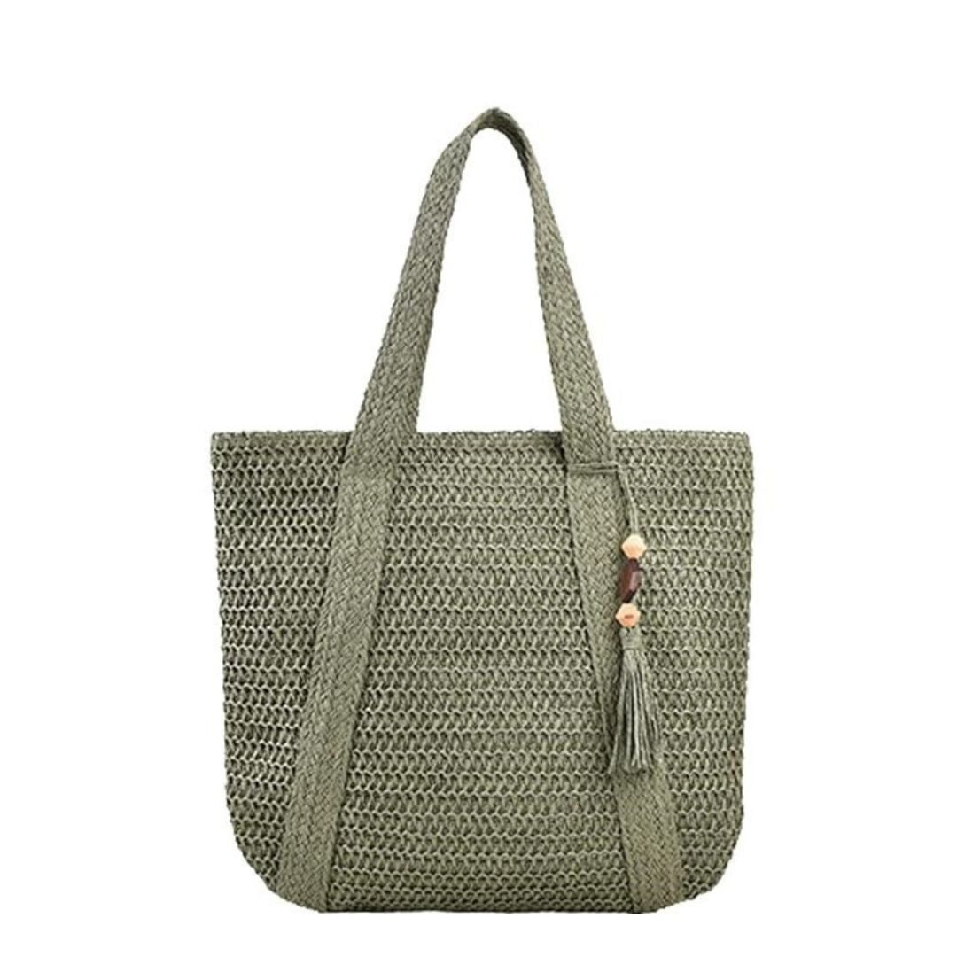 Large Capacity Straw Shoulder Bag