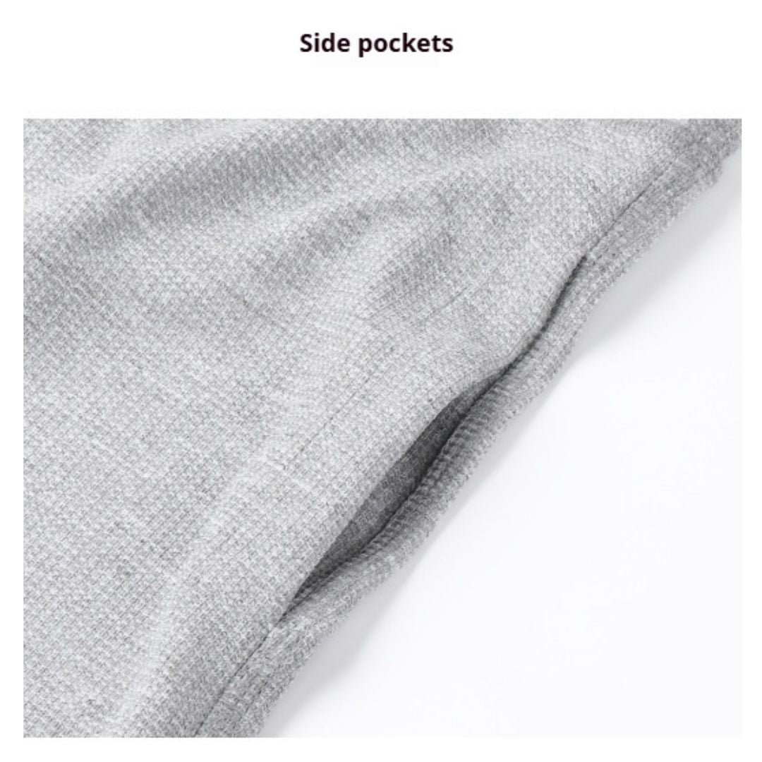 270g Japanese-style Waffle Fabric Mid-length Shorts