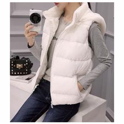 Solid Color Cotton Vest