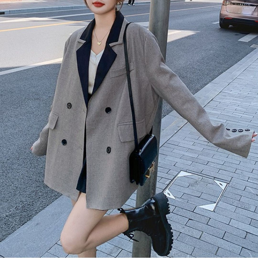 Color Block Blazer