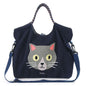 Japanese Cat-Themed Large Capacity Shoulder Bag