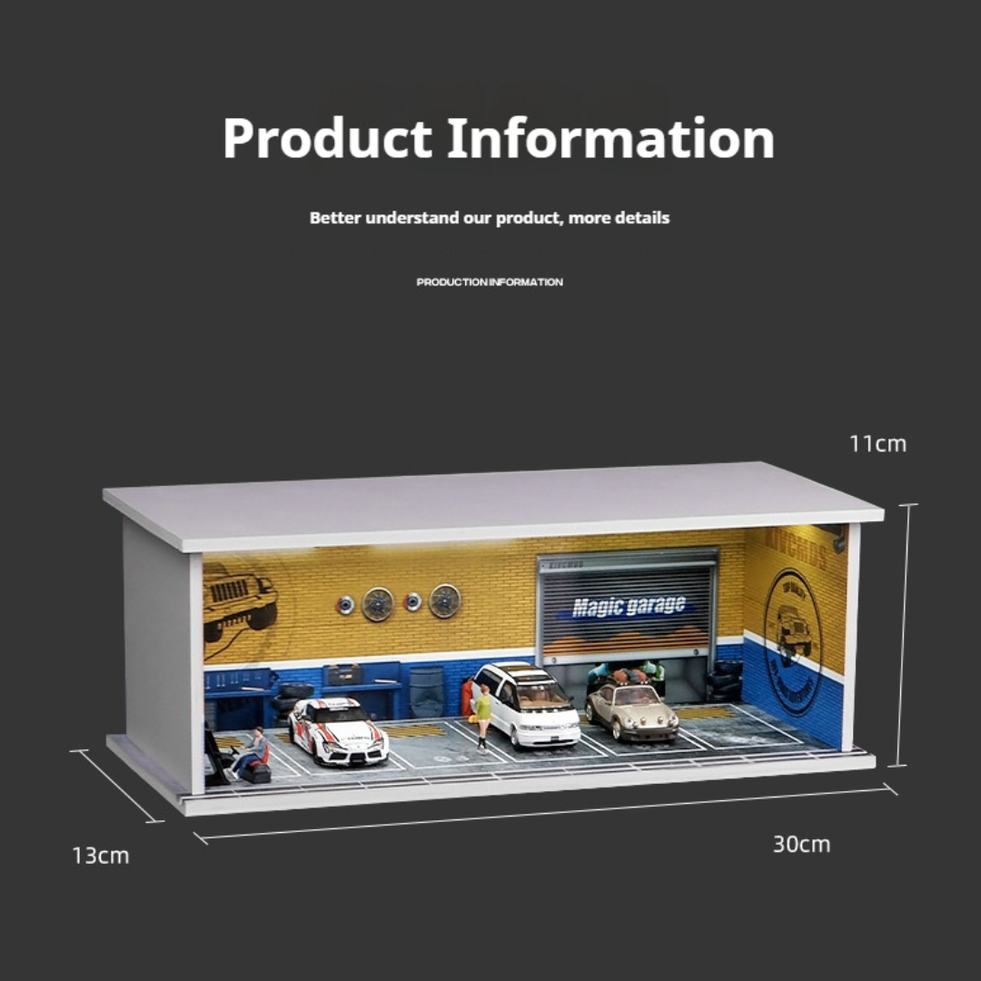 1:64 Parking Lot Lighting Scene Box