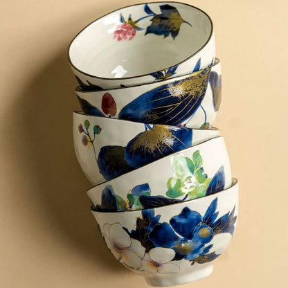 Hanachitose Rice Bowl Set