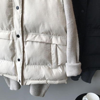 Japanese-style loose-fit quilted vest