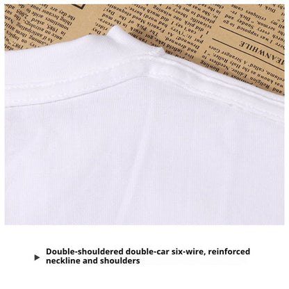 250g Pure Cotton V-Neck Short Sleeve T-Shirt (Min. 2 pcs)