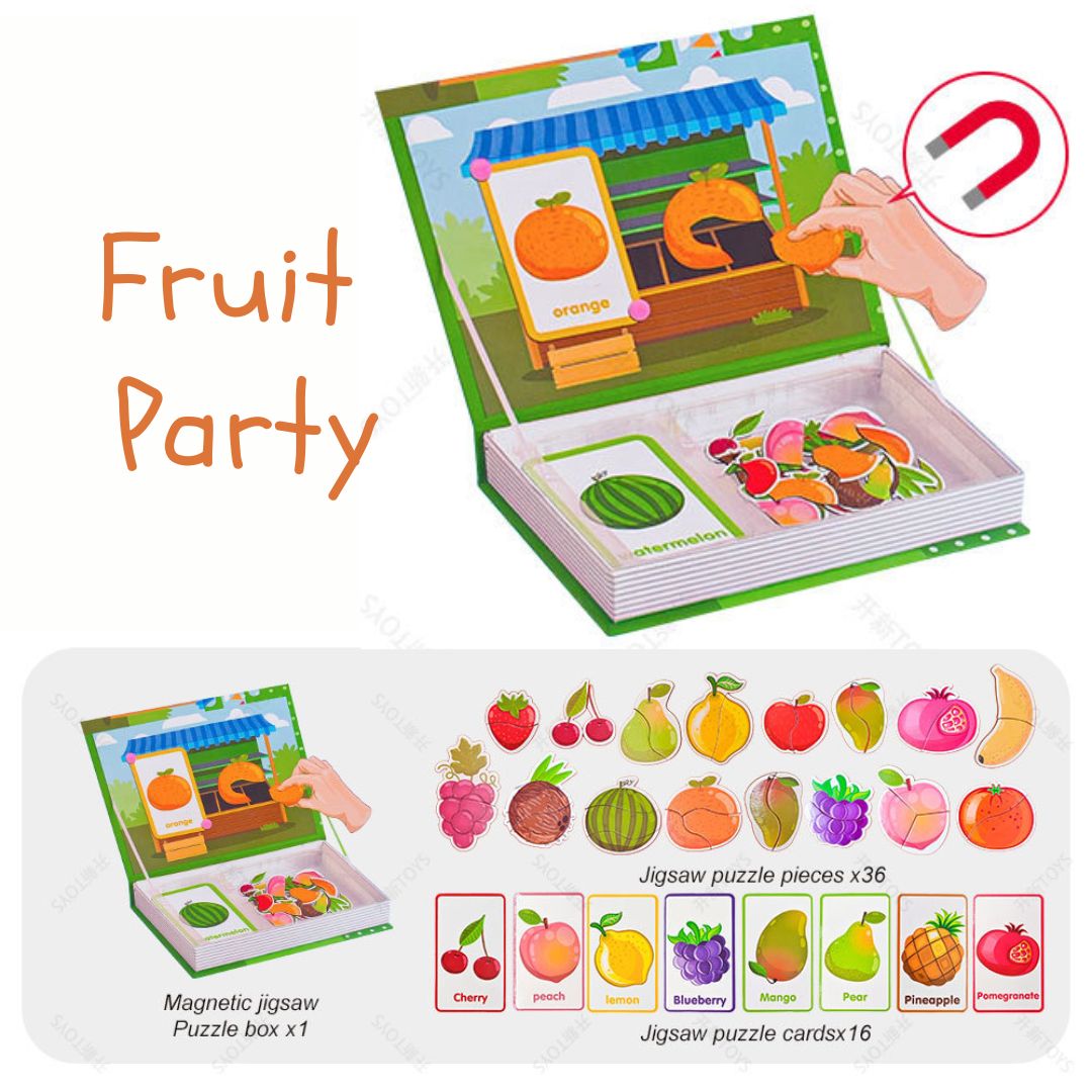 DIY 教育用磁気パズルブックおもちゃ