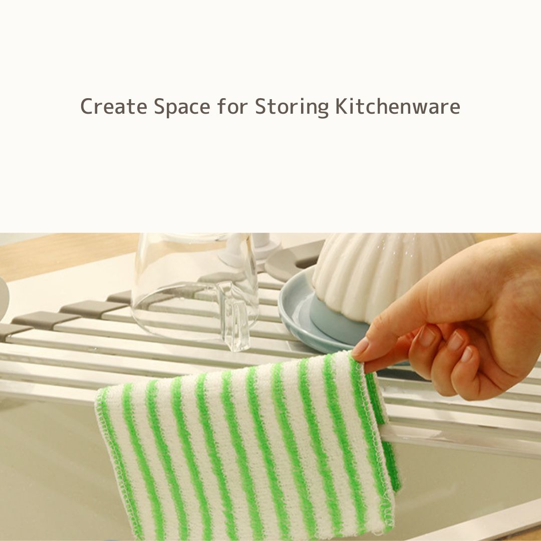 Kitchen Draining Triangular Rack