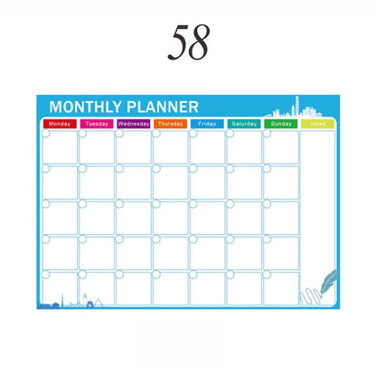 磁性可擦寫月曆板套裝 