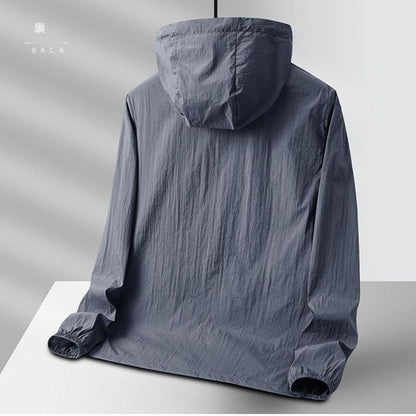 Lightweight UV-Protective Waterproof Hooded Jacket