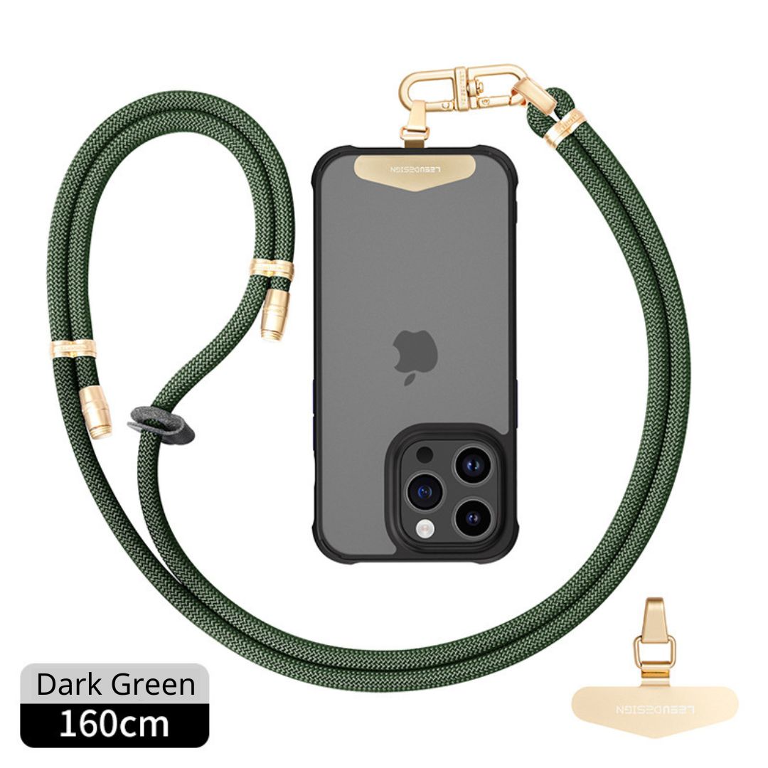 携帯電話用編み込みスリング
