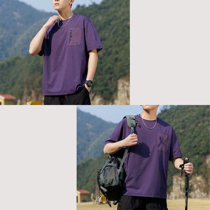 5A抗菌短袖男士休閒上衣