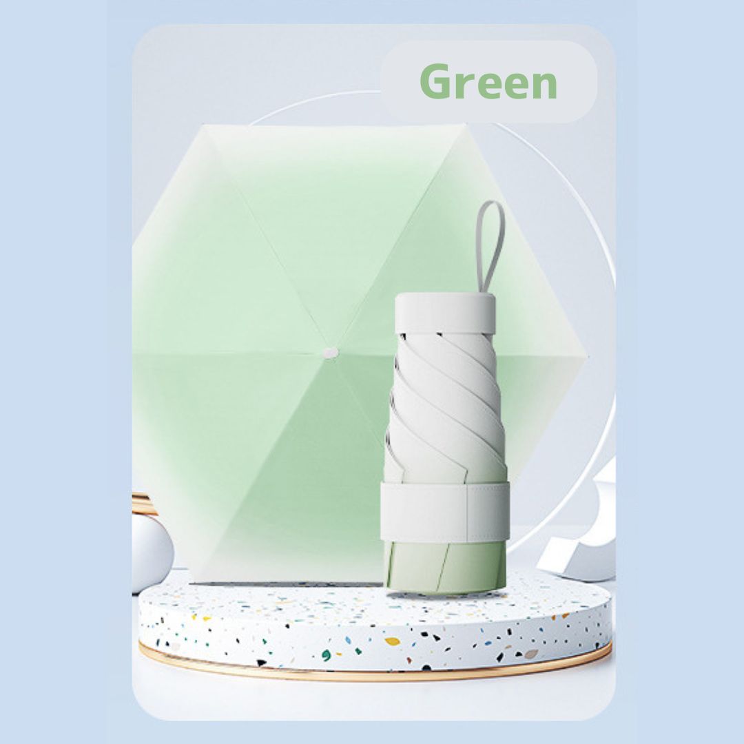 Gradient Color Mini Folding Umbrella