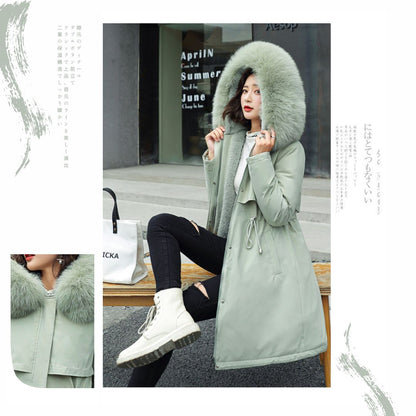 Fur Collar Fleece Lined Jacket