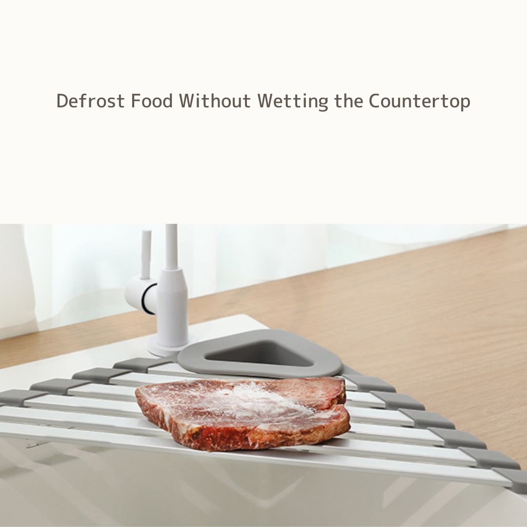 Kitchen Draining Triangular Rack