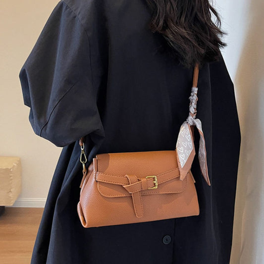 Vintage-Style Magnetic Closure Handbag