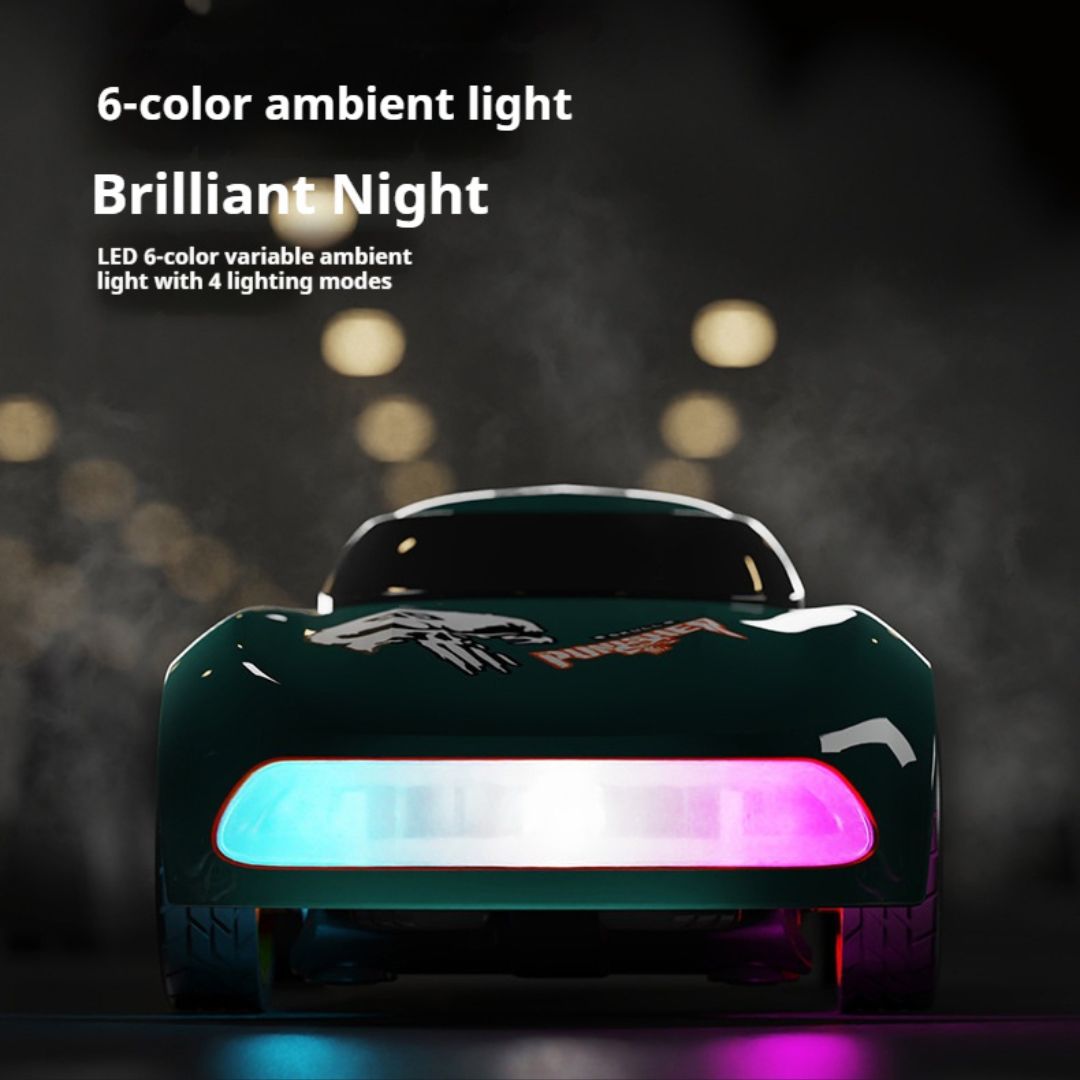 1:64 Mini LED Remote Control Racing Car