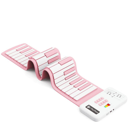 Portable Roll-Up 49-Key Rainbow Piano