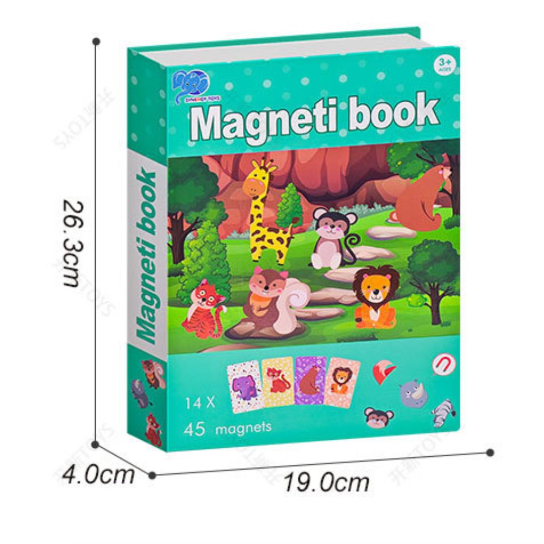 DIY 教育用磁気パズルブックおもちゃ