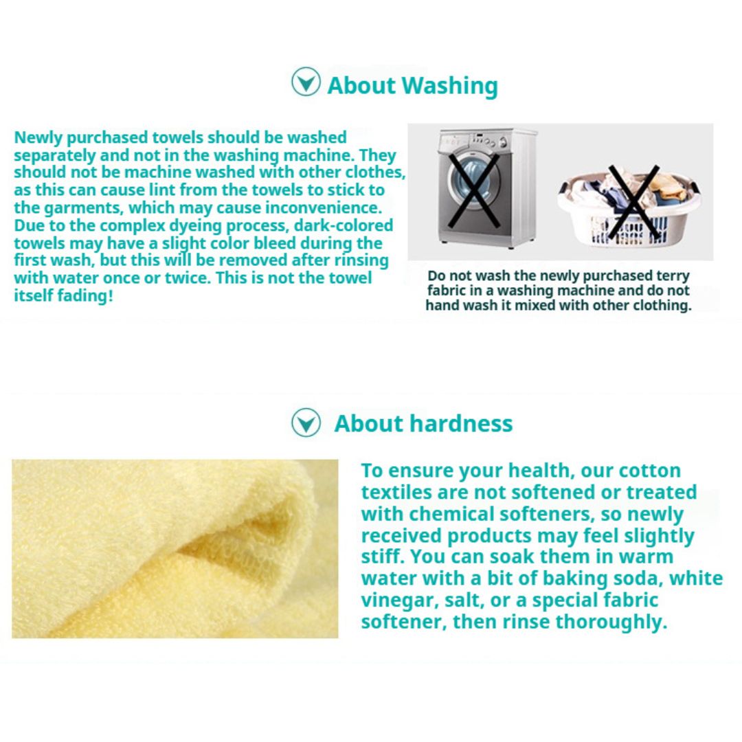 MonoRed Pure Cotton Facial Towels (3-Pack)