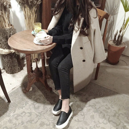 Loose Mid Length Coat