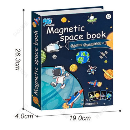 DIY 教育用磁気パズルブックおもちゃ