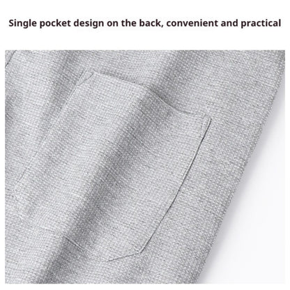 270g Japanese-style Waffle Fabric Mid-length Shorts