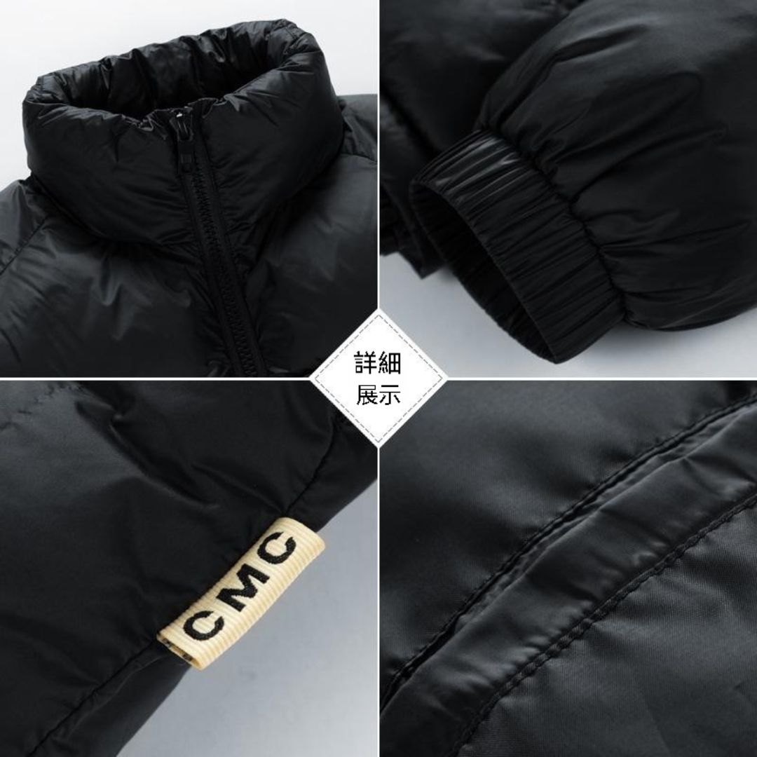 Japanese-style solid-color stand-collar cotton jacket