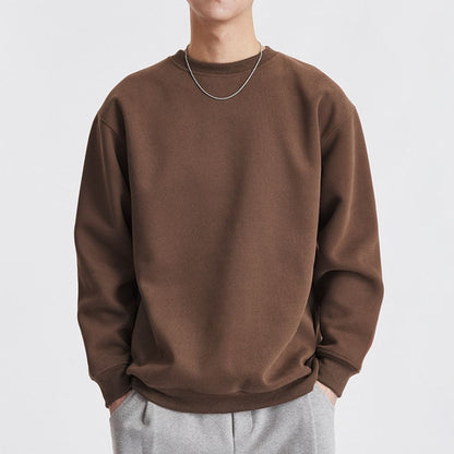 Solid Crewneck Airy Sweatshirt