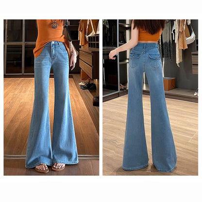 High Waist Slimming Loose Flare Pants