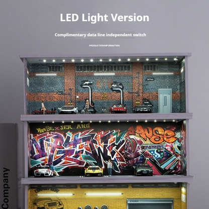 1:64 Parking Lot Lighting Scene Box