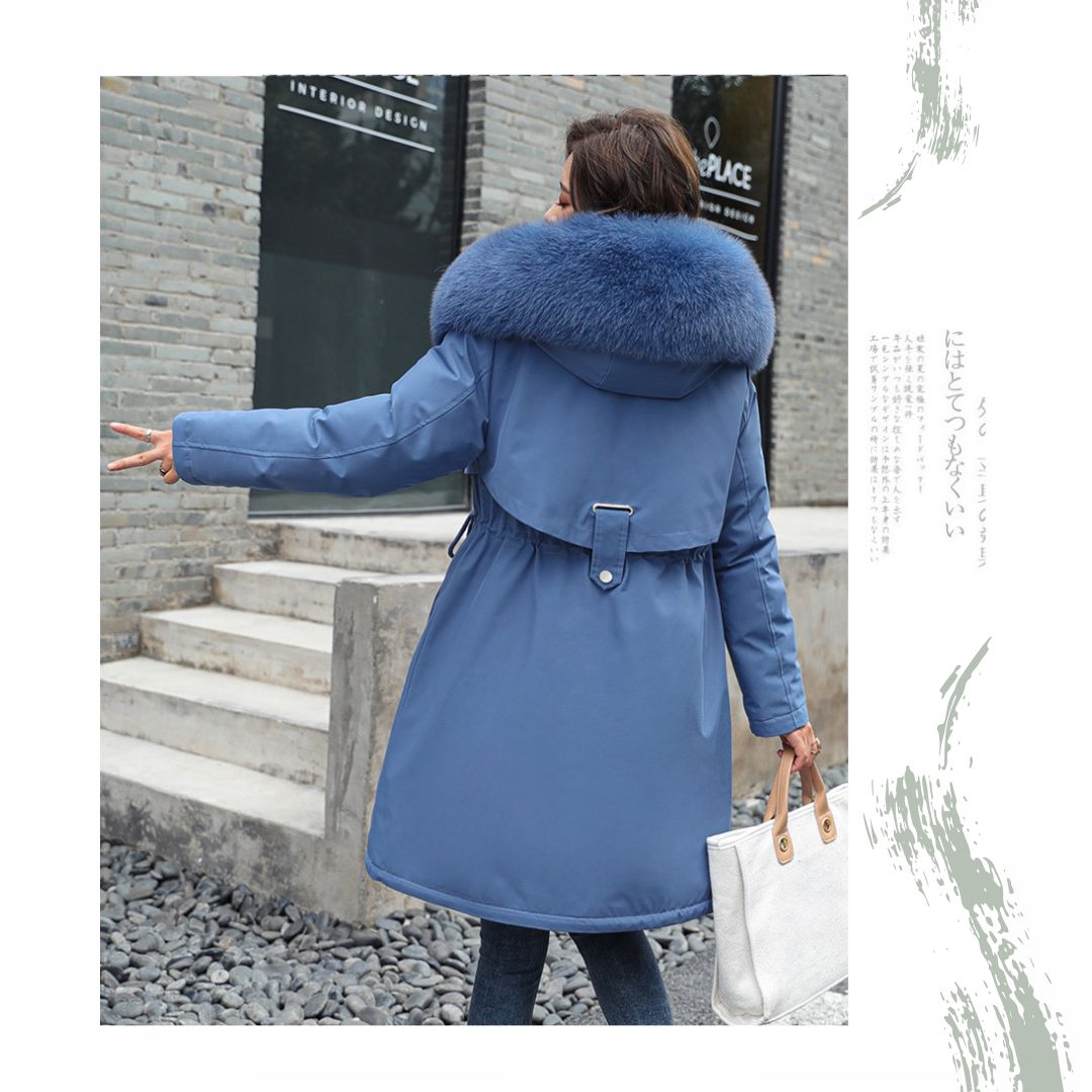 Fur Collar Fleece Lined Jacket