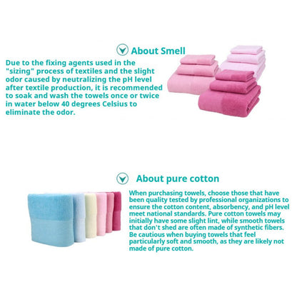 MonoRed Pure Cotton Facial Towels (3-Pack)