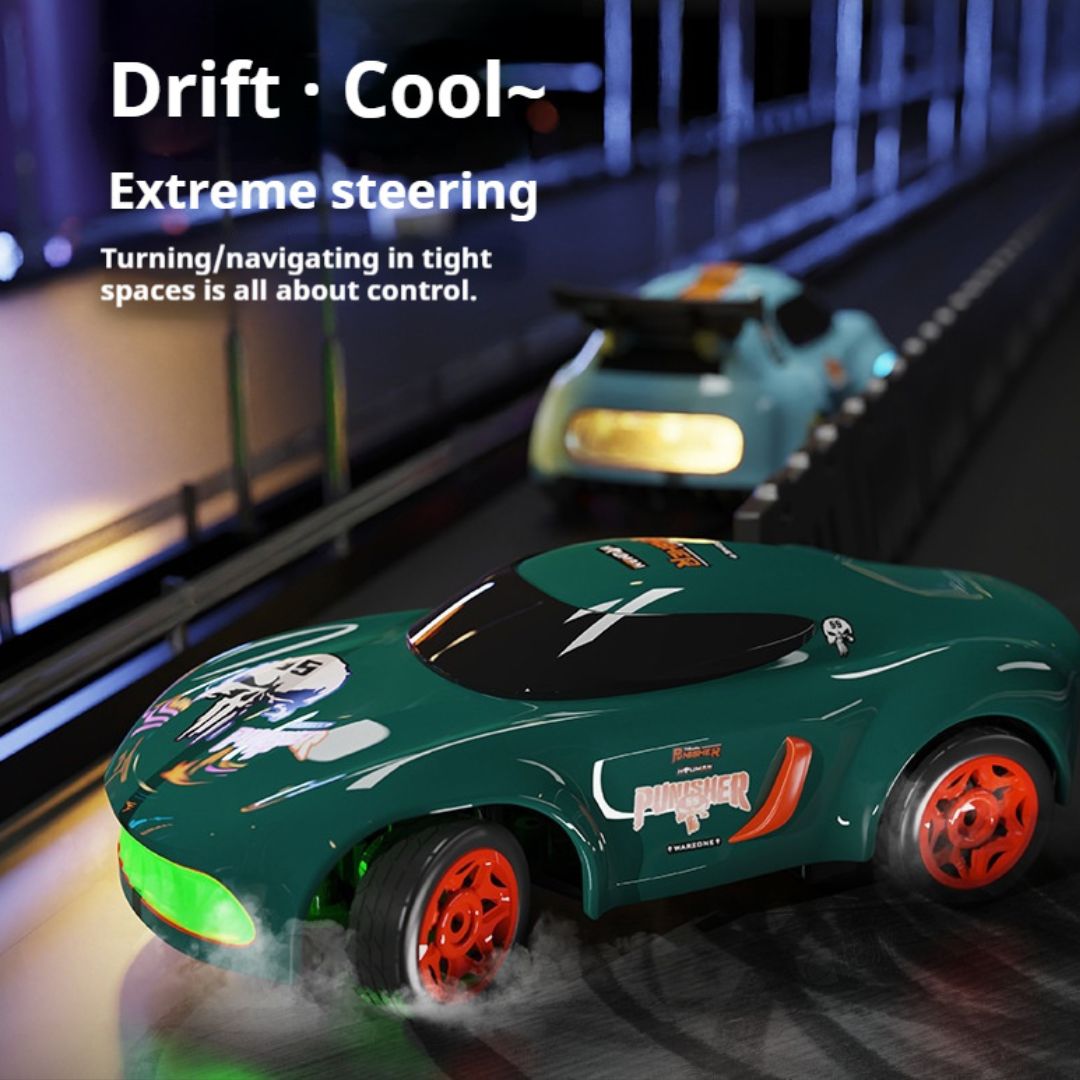 1:64 Mini LED Remote Control Racing Car