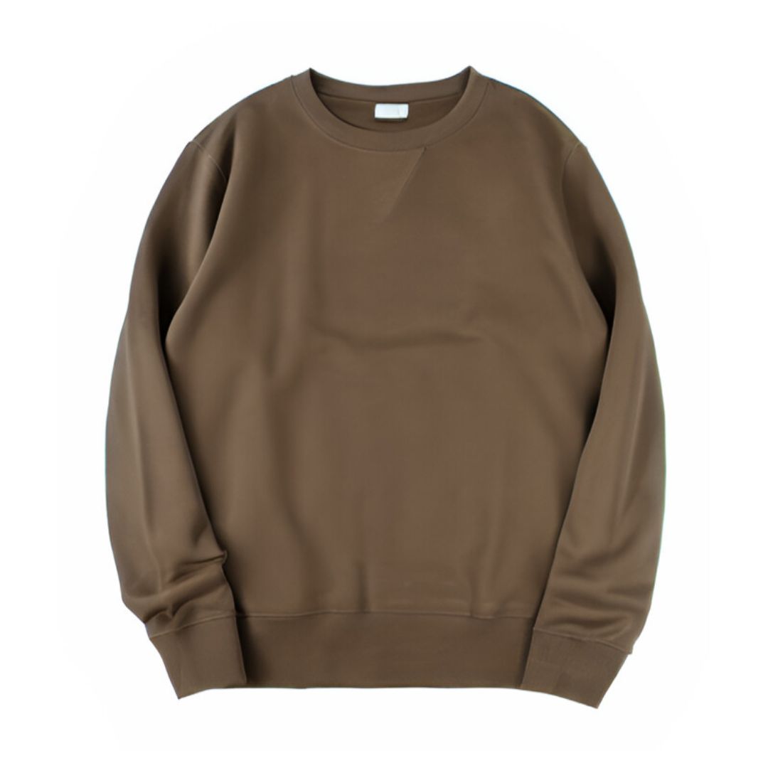 340g Solid Color Loose Sweatshirt