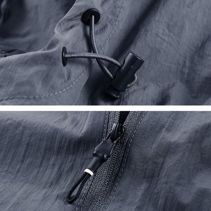 Lightweight UV-Protective Waterproof Hooded Jacket