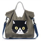 Japanese Cat-Themed Large Capacity Shoulder Bag