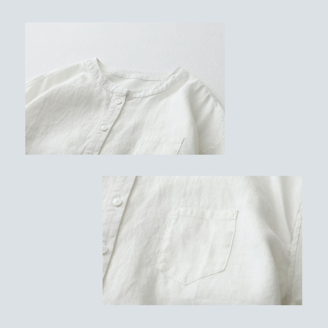 Summer Japanese Cotton and Linen Tops