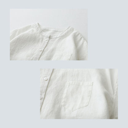 Summer Japanese Cotton and Linen Tops