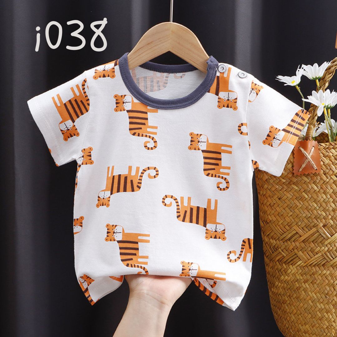 キッズ半袖コットンTシャツ（2枚以上）  