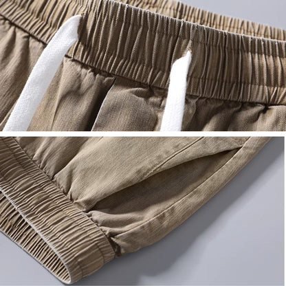 Silky Straight-Leg Faux Denim Trousers