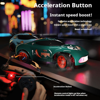 1:64 Mini LED Remote Control Racing Car