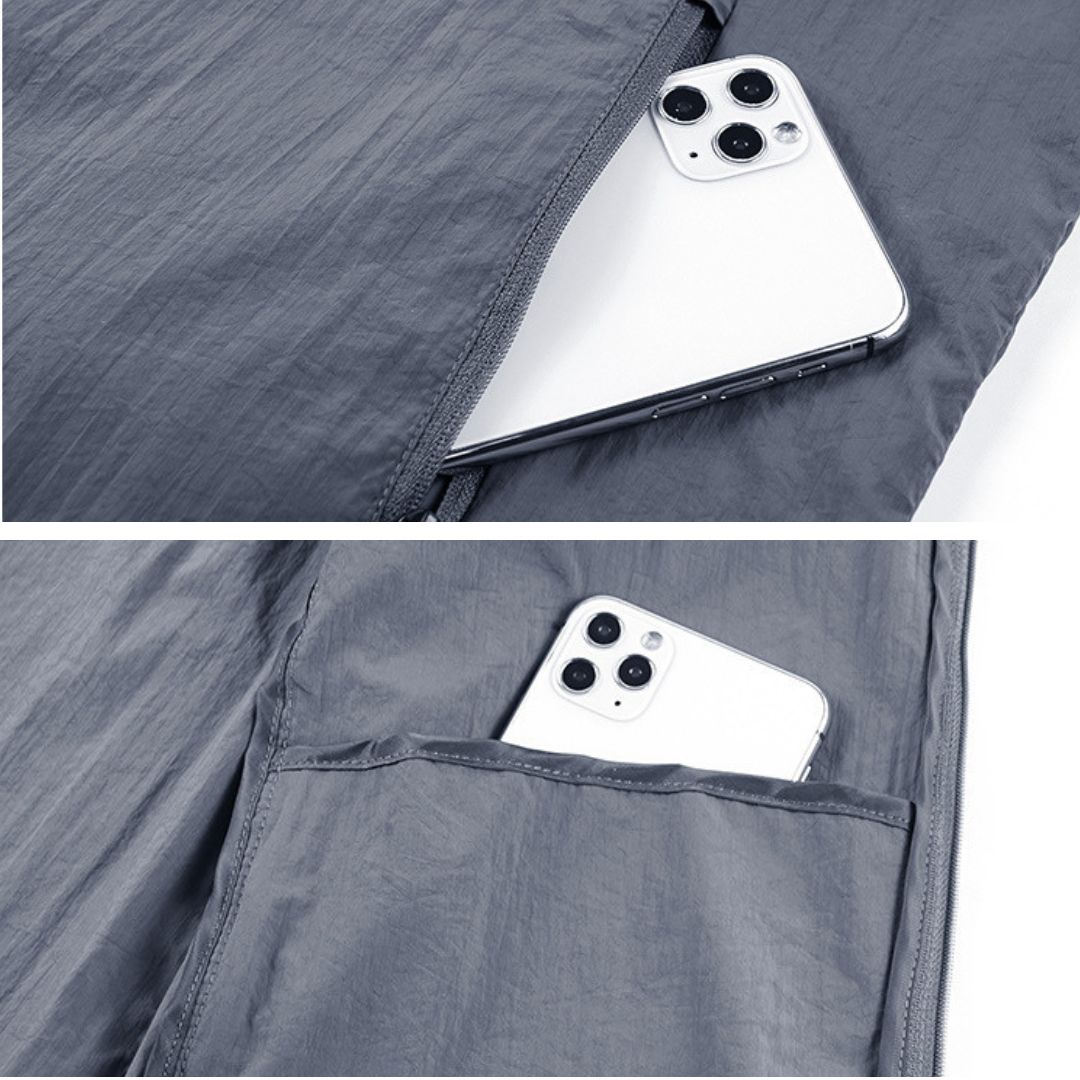 Lightweight UV-Protective Waterproof Hooded Jacket