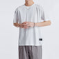 Simple Contrast Stitch Short Sleeve T Shirt